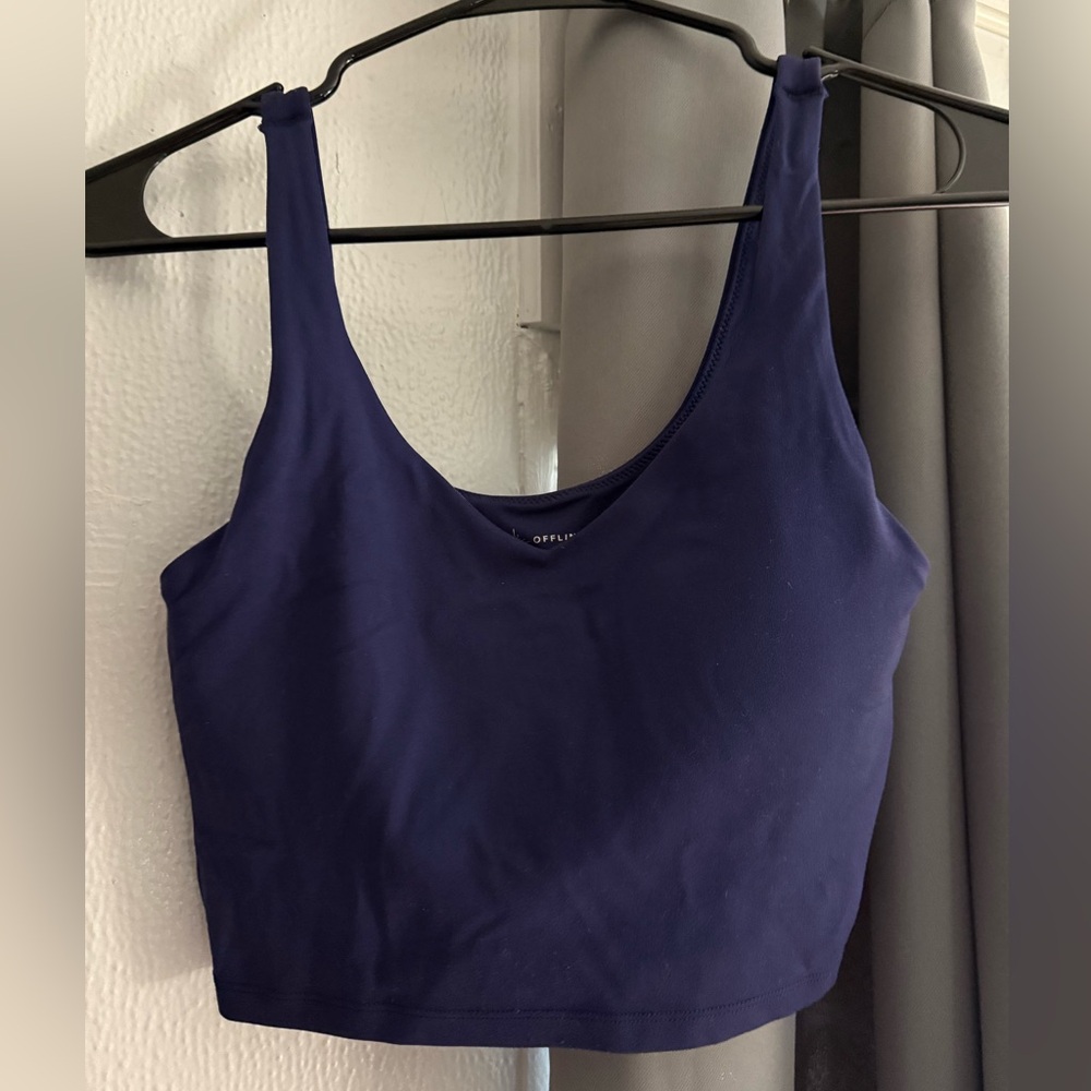 Aerie Dark Blue Tank Top
